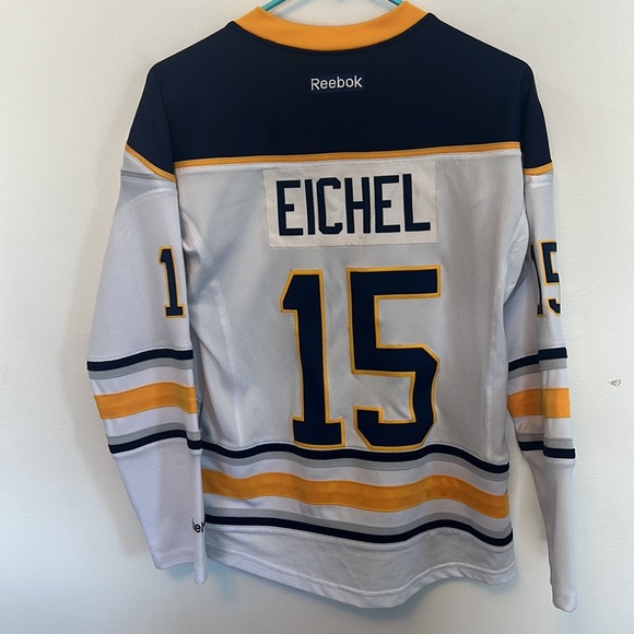 NHL Buffalo Sabers Jack Eichel #15 Reebok Women’s Small Jersey - Picture 2 of 6